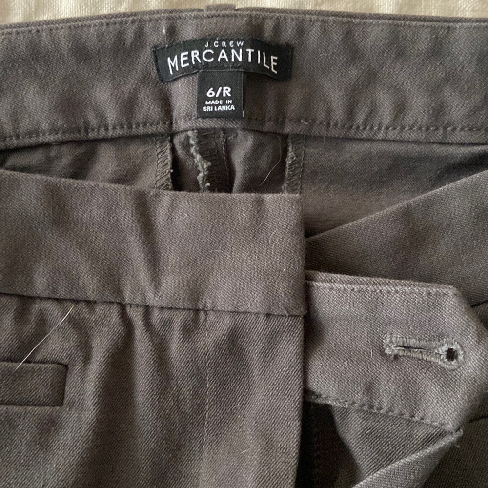 Gray j. Crew cigarette pants